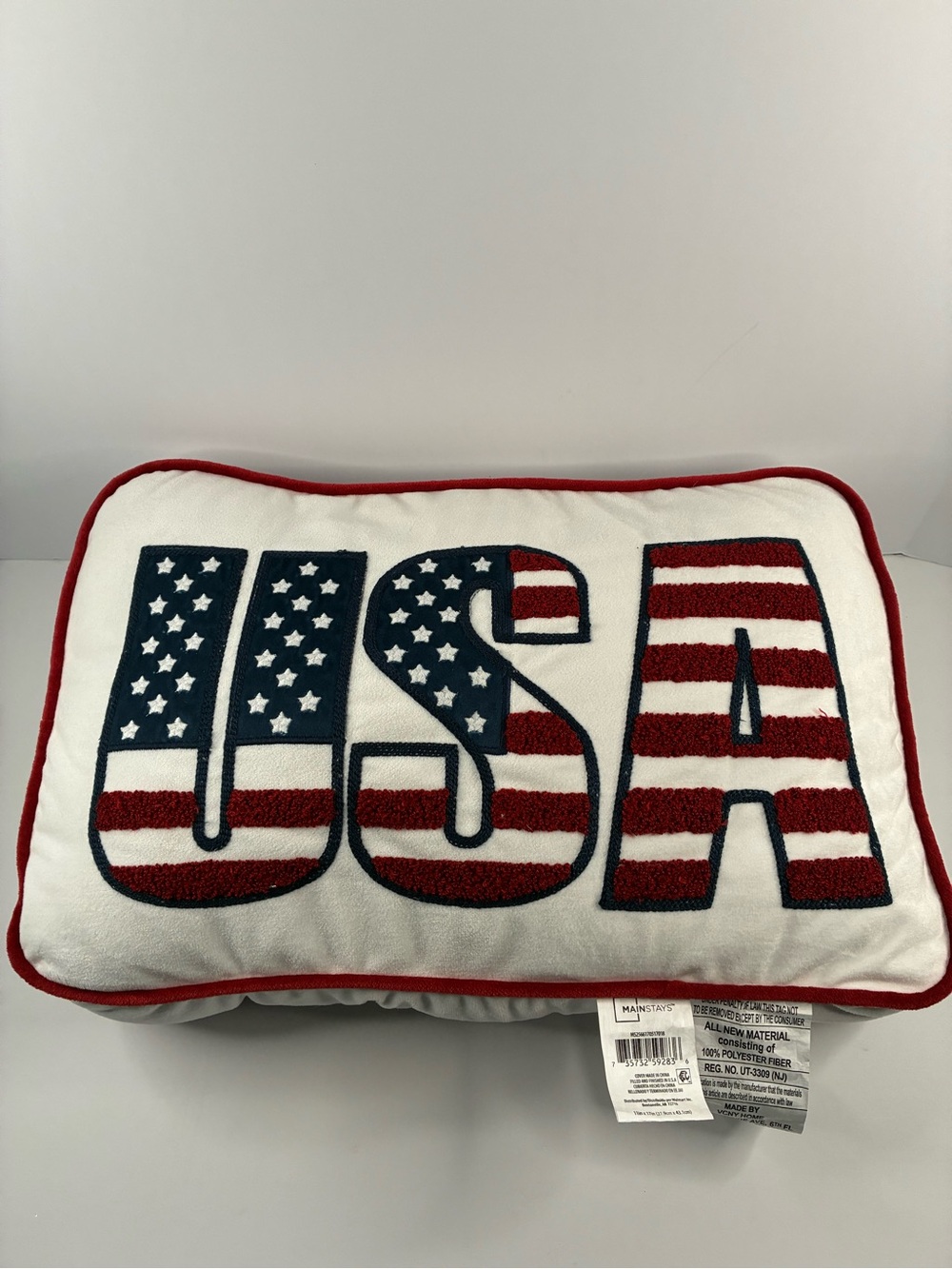 Mainstays USA Flag Accent Pillow - Red, White, Blue